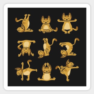 Yoga Cat. YoGato Sticker